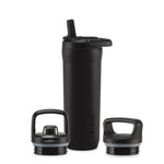 Base Stainless Steel Bottle With Three Lids