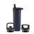 Base Stainless Steel Bottle With Three Lids#galaxy-navy_18oz