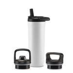 Base Stainless Steel Bottle With Three Lids