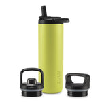 Base Stainless Steel Bottle With Three Lids