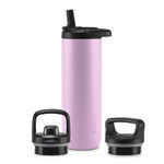 Base Stainless Steel Bottle With Three Lids