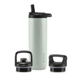 Base Stainless Steel Bottle With Three Lids