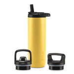 Base Stainless Steel Bottle With Three Lids