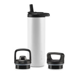 Base Stainless Steel Bottle With Three Lids