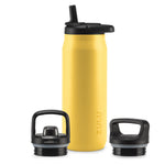 Base Stainless Steel Bottle With Three Lids