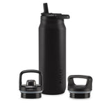 Base Stainless Steel Bottle With Three Lids