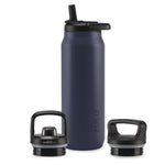 Base Stainless Steel Bottle With Three Lids