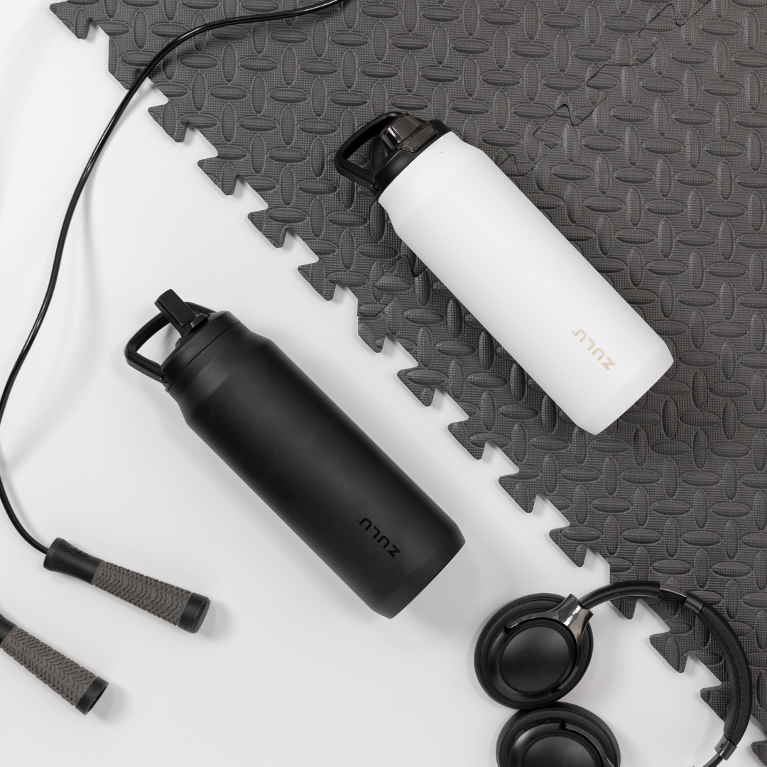 Base Stainless Steel Bottle With Three Lids