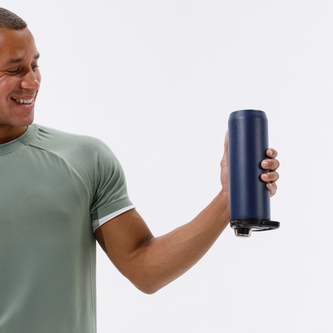 Base Stainless Steel Bottle With Three Lids